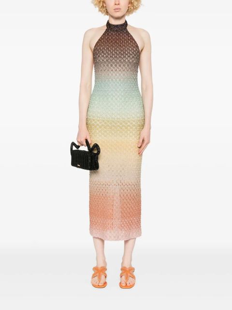 Missoni ombré-effect midi dress - Brown - zdjęcie produktu nr 2
