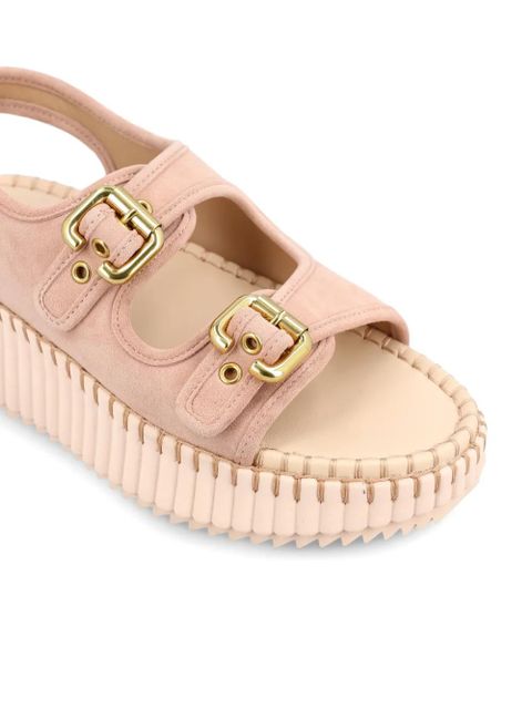 Chloé buckle platform sandals - Pink - zdjęcie produktu nr 2