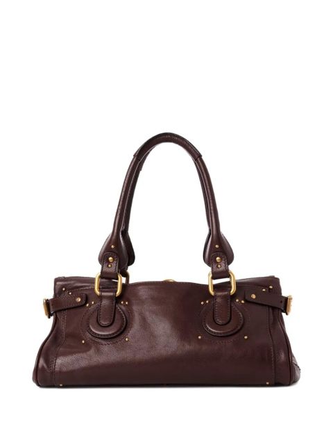 Chloé Paddington leather tote bag - Brown - zdjęcie produktu nr 2