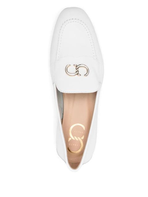 Casadei leather loafers - White