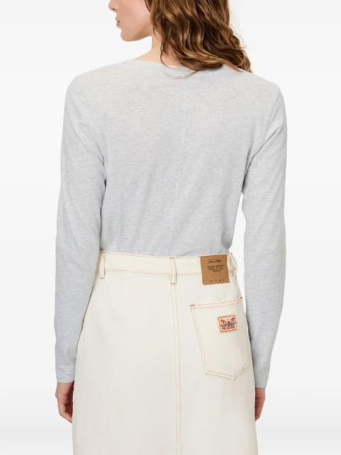 American Vintage Gamipy V-neck T-shirt - Grey