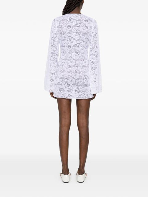 Oséree lace beach dress - White
