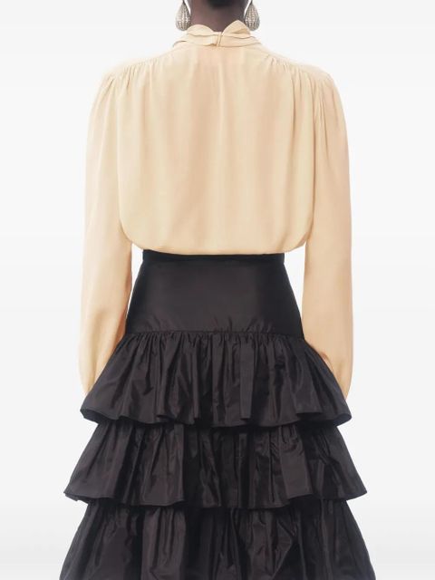 Valentino Garavani crepe de chine shirt - Neutrals