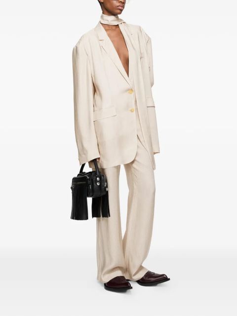 Acne Studios patterned trousers - Neutrals - zdjęcie produktu nr 2