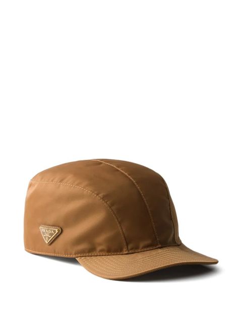 Prada Re-Nylon baseball cap - Brown - zdjęcie produktu nr 1