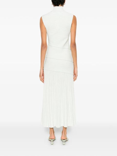 Proenza Schouler Federica pleated maxi dress - White