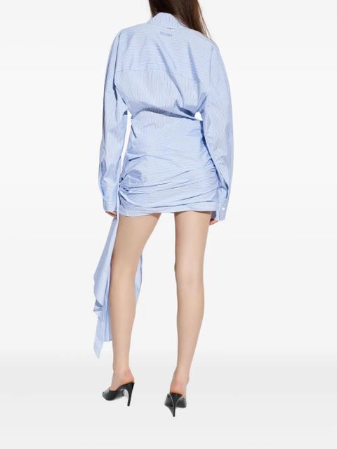 The Attico striped knot mini dress - Blue - zdjęcie produktu nr 2