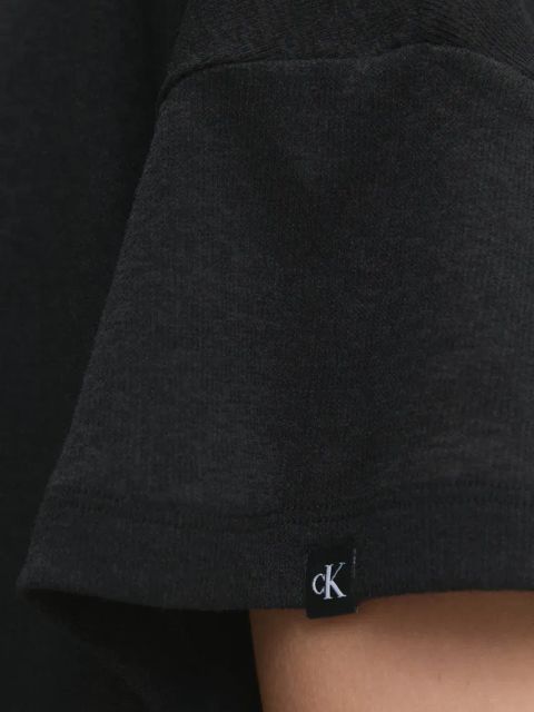 Calvin Klein t-shirt plażowy kolor czarny KW0KW02819