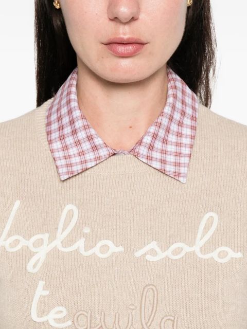 MC2 Saint Barth embroidered sweater - Neutrals