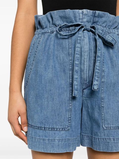 MARANT ÉTOILE Ipolyte cotton shorts - Blue