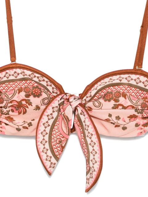 ZIMMERMANN paisley-print bikini - Pink