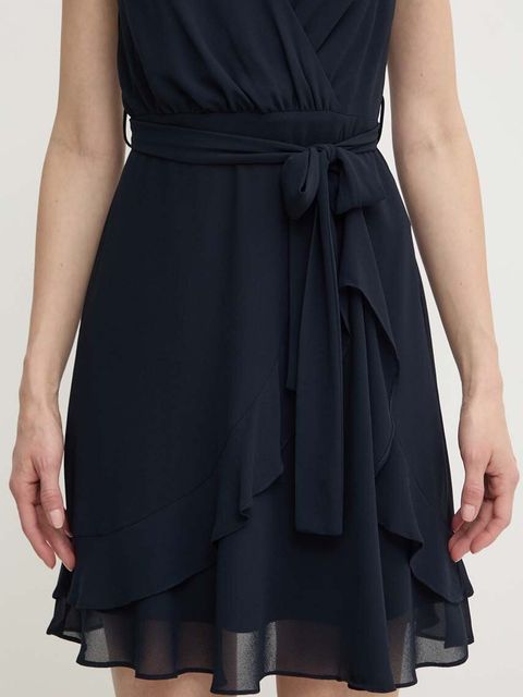 Morgan sukienka ROSVAL kolor granatowy mini rozkloszowana