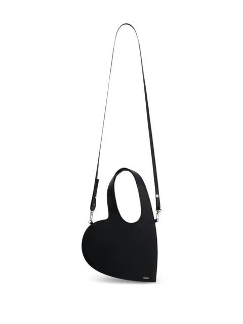Coperni heart detachable strap tote bag - Black