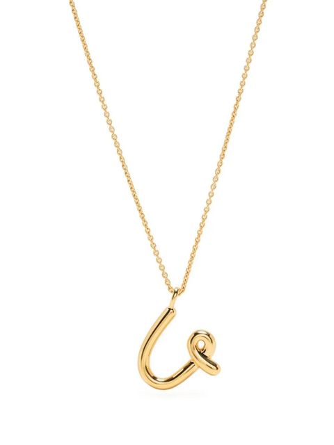 Missoma Curly Molten initial pendant necklace - Gold - zdjęcie produktu nr 1