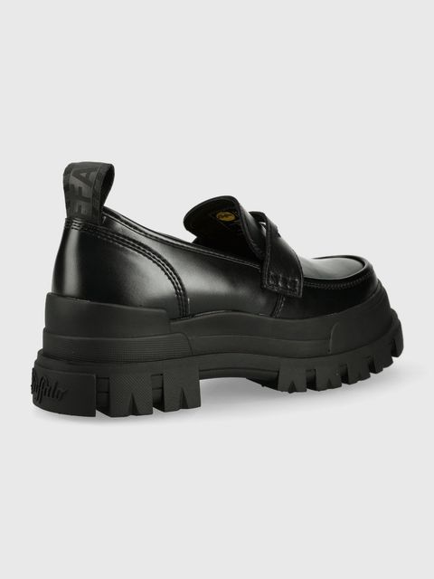 Buffalo mokasyny Aspha 1622104 damskie kolor czarny na platformie - zdjęcie produktu nr 2