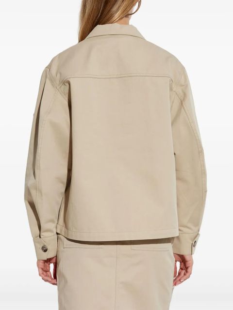 ANINE BING cotton shirt jacket - Neutrals