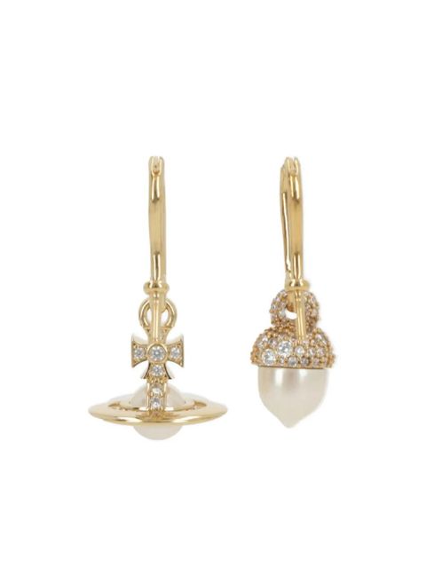 Vivienne Westwood Lucille Orb drop earrings - Gold