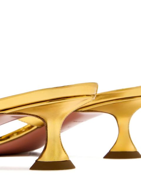 Amina Muaddi 45mm Juliette sandals - Yellow