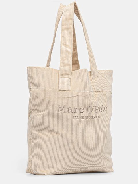Marc O'Polo torebka bawełniana kolor beżowy 50919730202807