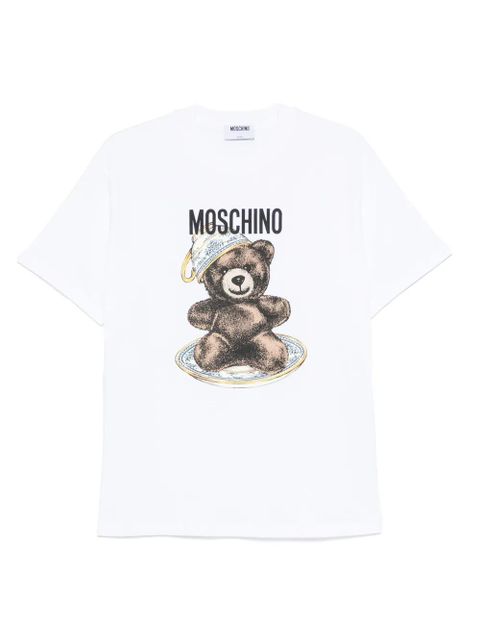 Moschino logo-print T-shirt - White - zdjęcie produktu nr 1