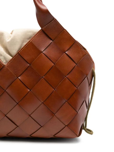 DRAGON DIFFUSION Castello leather shoulder bag - Brown