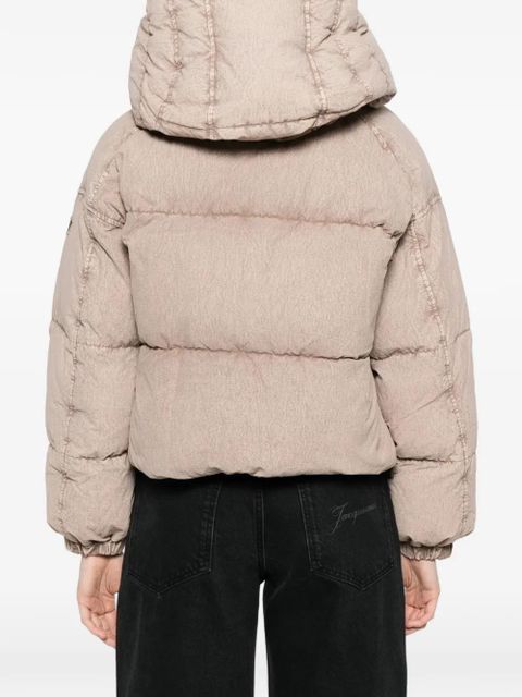 Diesel hooded padded jacket - Neutrals