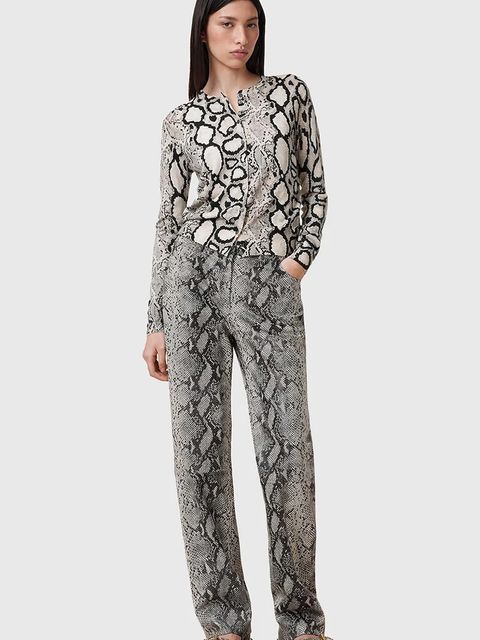 AllSaints spodnie skórzane SAIGE - zdjęcie produktu nr 1