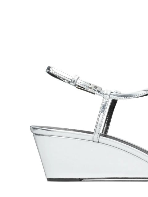 Tory Burch Gigi T-strap wedge - Silver