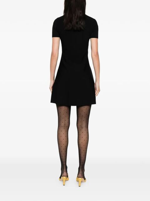 Valentino Garavani bow-detail mini dress - Black