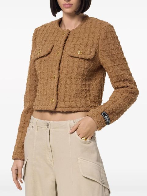 Versace Heritage tweed jacket - Brown