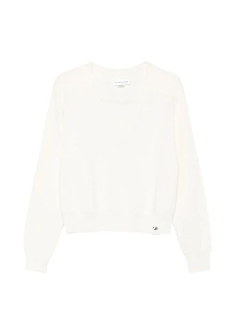 Victoria Beckham V-neck sweater - White - zdjęcie produktu nr 1