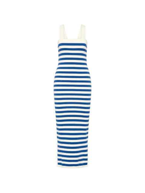 Posse Ari stripe-pattern sleeveless maxi dress - Blue - zdjęcie produktu nr 1