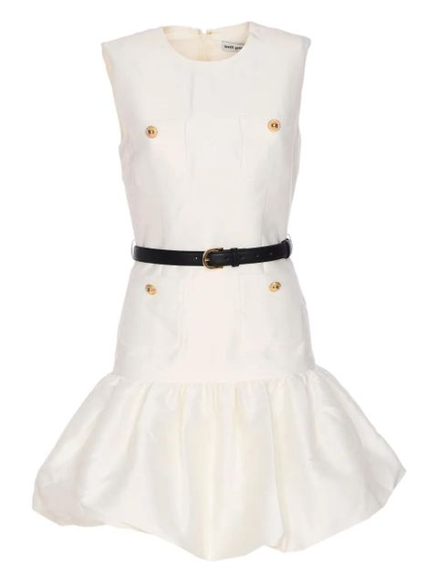 Self-Portrait ruffled hem mini dress - White - zdjęcie produktu nr 1