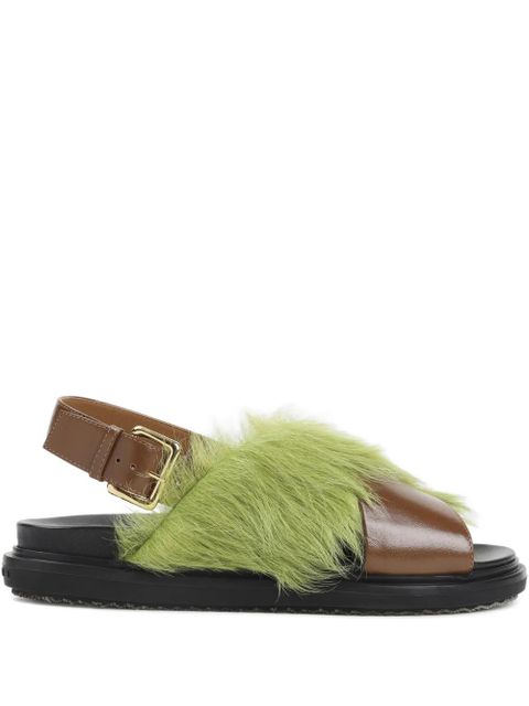 Marni adjustable-buckle sandals - Brown - zdjęcie produktu nr 1