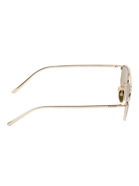 Prada Eyewear geometric sunglasses - Gold