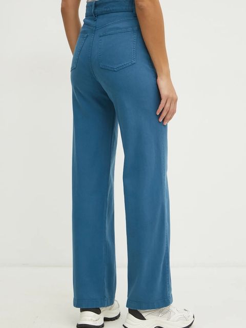 BOSS Orange jeansy damskie kolor niebieski 50531036