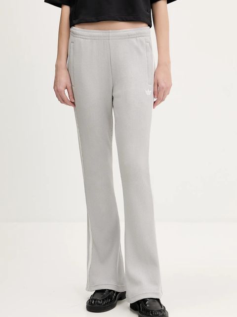 adidas Originals spodnie dresowe Waffle damskie kolor szary z aplikacją KR7655 - zdjęcie produktu nr 1