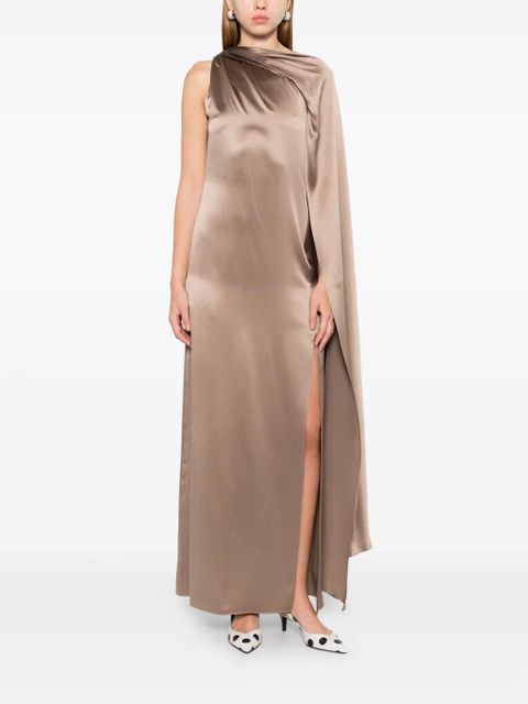 Max Mara draped maxi dress - Neutrals - zdjęcie produktu nr 2