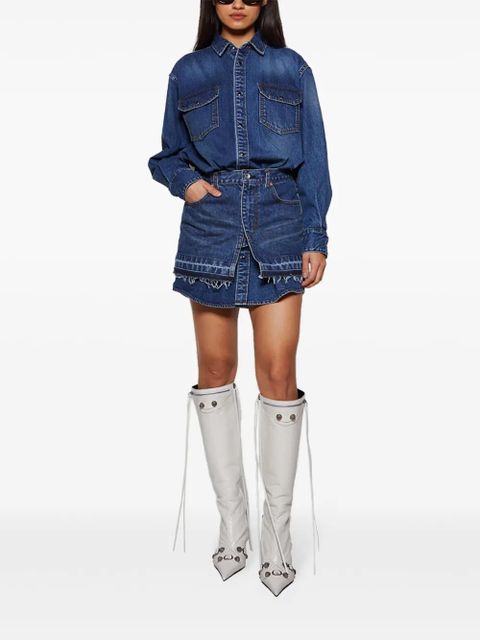 Balenciaga Cagole point-toe boots - White