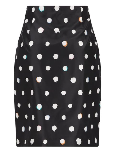 FENDI Falena Dots printed mini skirt - Black - zdjęcie produktu nr 2