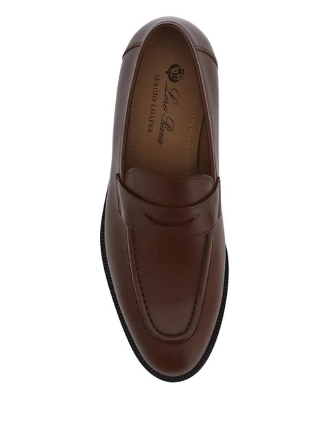 Loro Piana moccasin-stitched loafers - Brown