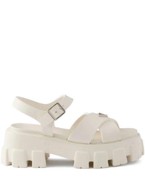 Prada Monolith buckle sandals - White - zdjęcie produktu nr 1