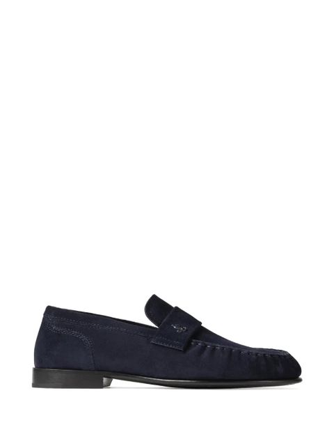 Jimmy Choo Ellis F suede loafers - Blue - zdjęcie produktu nr 1