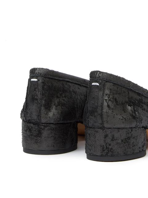 Maison Margiela 30mm Tabi ballerina shoes - Black