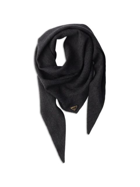 Prada cashmere shawl - Grey - zdjęcie produktu nr 2