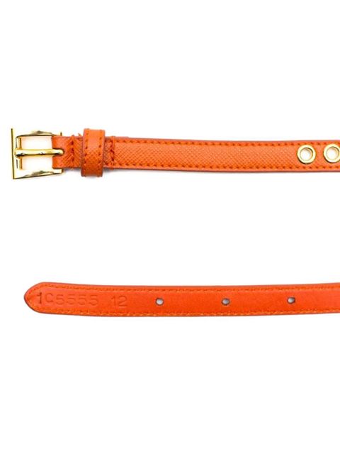 Prada buckle belt - Orange