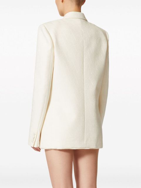 Valentino Garavani Toile Iconographe single-breasted blazer - Neutrals