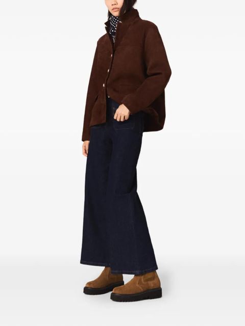 Maje patch-pocket cropped jeans - Blue - zdjęcie produktu nr 2