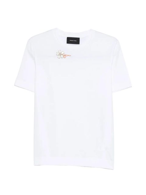 Simone Rocha appliqué T-shirt - White - zdjęcie produktu nr 1
