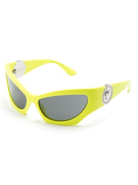 Versace Eyewear Medusa cat-eye sunglasses - Yellow - zdjęcie produktu nr 2